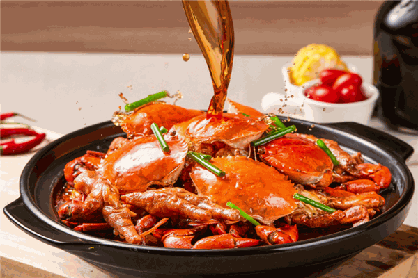 吉利肉蟹煲