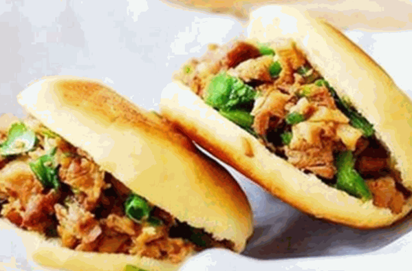 香辣肉夾饃