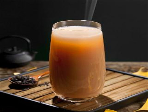 黑茶奶茶