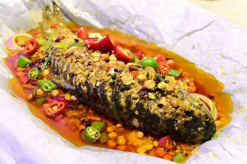 泰燒紙上烤魚