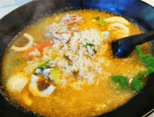 老媽搪瓷燙飯