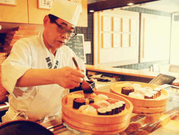 和風(fēng)壽司店