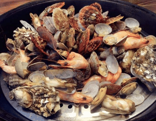 灶臺蒸海鮮