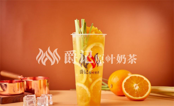 爵記原葉奶茶