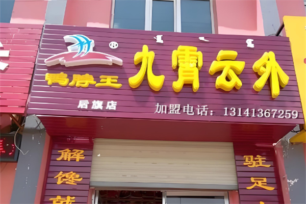 九霄云外鴨脖王鹵味加盟