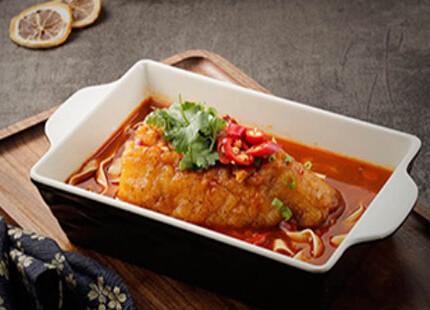 漁小塘一人食烤魚飯